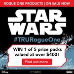 Win 1 of 5 Star Wars Prize Packs Worth Over $400 from Toys"R"Us