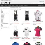 More Craft Brand Cycling Clothes up to 70% off $10 postage