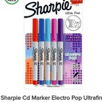 Sharpie Limited Edition Electro Pop 5pk for $2.50 (Was $9.99) @ Woolworths