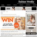 Win an Autumn Beauty Pack Worth $250 from Fashion Weekly