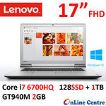 Lenovo IdeaPad 700 17.3" FHD Core i7-6700HQ 16GB 128 SSD +1TB GT940 $1139.05 Delivered @ Olcdirect eBay
