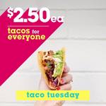 Tacos - $2.50 Each @ Salsa's - Every Tuesday in September (No Membership Req)