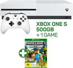 Xbox One S 500GB Minecraft Bundle $274.73 @ EB Games eBay | Battlefield 1 or Minecraft Bundle $269.78 Delivered @ Microsoft eBay
