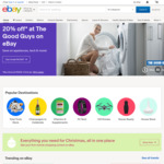 eBay 20% off Sometime in 2018