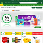Woolworths Free 3 Month Delivery Saver (Save $50) with $50 Online Spend