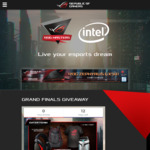 Win an ROG Prize Pack (Headset/Microphone/Backpack/T-Shirt) from ASUS ROG
