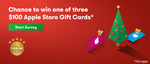 Win 1 of 3 $100 Apple Store Gift Cards from Canstar