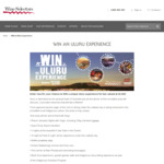 Win a Trip to Uluru for 2 Worth $5,300 from Australian Wine Selectors