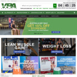 15% off All Supplements @ VPA Australia - 5kg of WPC - $84.15