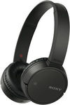 Sony Bluetooth on-Ear Headphone MDRZX220BTB Black $61.75 (PICK5) | $58.50 (AWESOME-Targeted) Click&Collect @ The Good Guys eBay