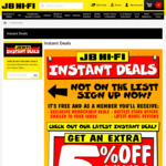 5% off Online or Instore for Email Subscribers @ JB Hi-Fi  e.g. Sony WH1000XM2B Bluetooth Noise Cancelling Headphones $255.93