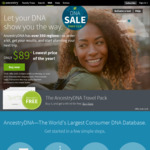 DNA Testing $89 (or $66.75 Ea for 4) (Was $129) + $30 S/H @ Ancestry