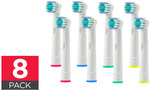8 Pack Replacement Toothbrush Heads - Oral-B Compatible $9 (Free Delivery) @ Kogan