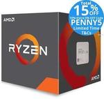 AMD Ryzen 5 2600 $207.20, Ryzen 7 2700 $335.20, Ryzen 7 2700x $399.20 Delivered @ Tech Mall eBay