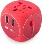 30% off RUOBAI Universal Travel Adapter $19.60 (Was $27.99) + Delivery (Free with Prime/ $49 Spend) @ Ruobai Amazon AU