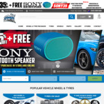 Free Wireless Sony Speaker with Any Wheel or Tyre Purchase @ Ozzy Tyres