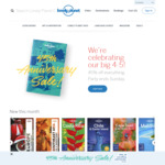 45% off + Additional 30% off Storewide, Free Shipping over $60 @ Lonely Planet