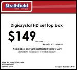 Digicrystal HD Set Top box - $149 at Strathfield Sydney City.