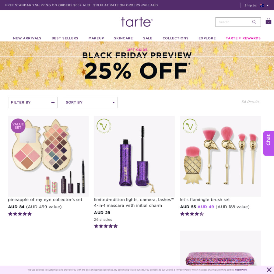 Black Friday Preview Sale Tarte Cosmetics 25 off OzBargain
