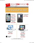 Misc iPod sale @ Target