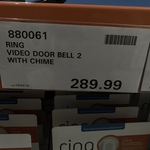 [VIC] Ring Video Doorbell 2 with Chime for $289.99 @ Costco Moorabbin (Membership Required)