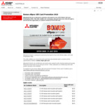 Bonus $100-$400 EFTPOS Gift Card for Selected Mitsubishi Air Conditioners @ Mitsubishi Electric