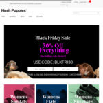 30% off Sitewide Inc Sale Items @ Hush Puppies (Free Shipping $99+ Spend)