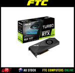ASUS NVIDIA Geforce TURBO RTX 2070 SUPER EVO OC 8GB Gaming Graphics Video Card $599.20 delivered @ FTC eBay