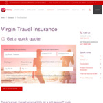 Virgin Money Travel Insurance - 10% off with Code