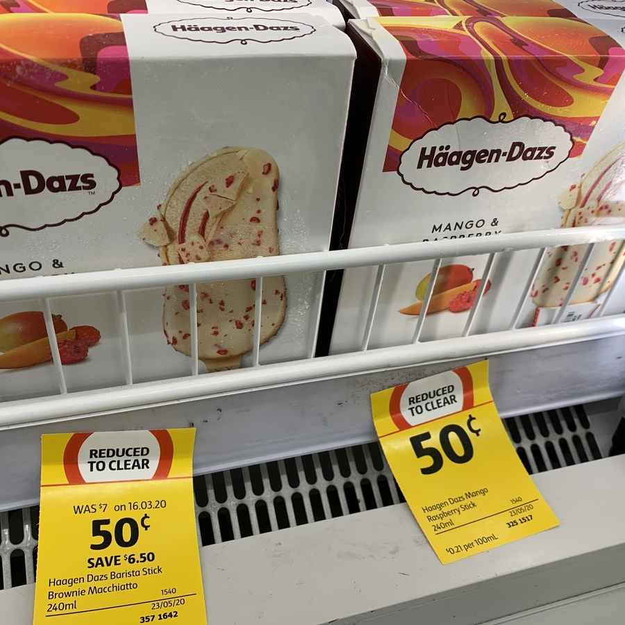 Haagen daz deals coles