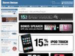 15% off iPod Touch @ Harvey Norman