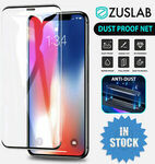 iPhone 11 Pro, XS, MAX, XR, X Anti-Dust Tempered Glass Screen Protector $3.97 Delivered @ Zuslab eBay