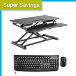 Ergonomic Sit-Stand Desk + Kensington Pro Wireless Keyboard & Mouse $399.00 + Free Delivery @ Ergonomics101