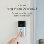 Ring Video Doorbell 3 $249, 3 PLUS $279, View Cam $129 Delivered @ Amazon AU