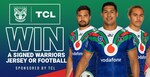 Win a Signed New Zealand Warriors Jersey or Football from TCL