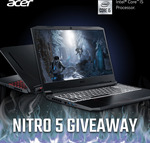 Win an Acer Nitro 5 Laptop Worth $1,399 from Acer