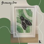 Win a Framed Cicada Print (Worth $200) from Kourt Artworks