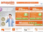 20% off Your First Amaysim Order (e.g. 10GB/365 Days Mobile Broadband = $79.92) Exp 29/02/2012