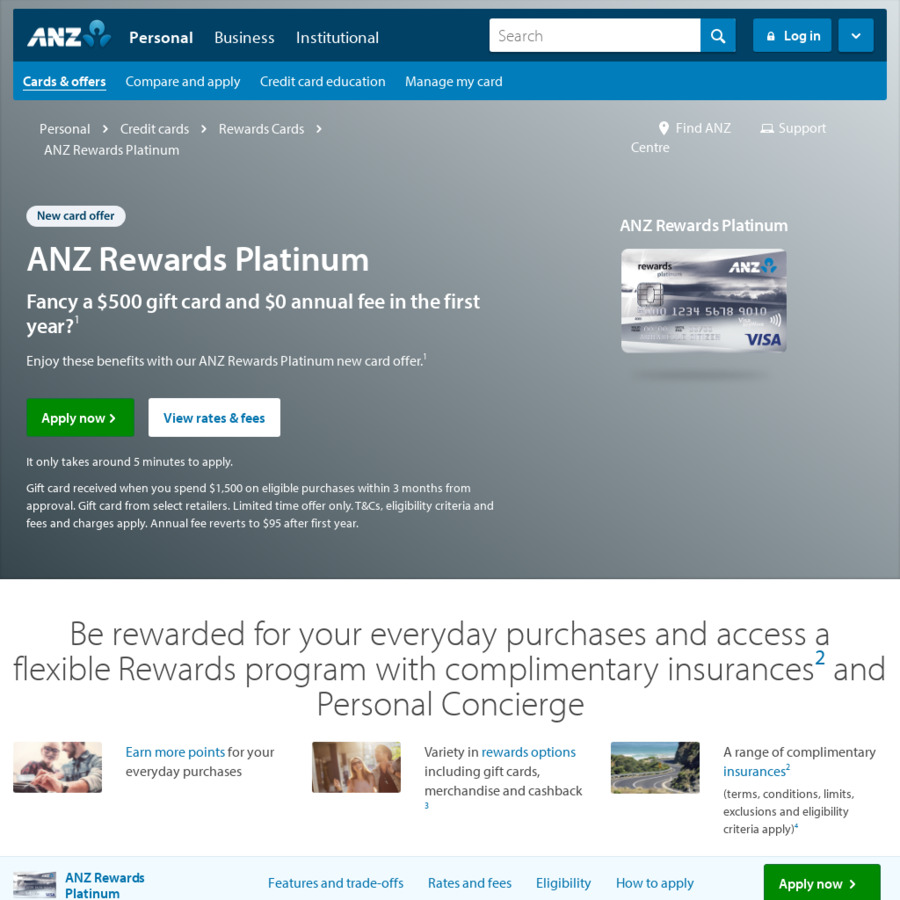 Anz Platinum Cash Advance Fee