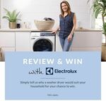 Win an Electrolux 8KG Washer/4.5KG Dryer Combo (EWW8024Q5WB) worth $1,099 from National Product Review