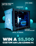 Win a Custom Aim Lab Gaming PC (10900K/RTX3080) from Aim Lab