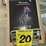 [VIC] Mirabella 1.1M LED Kangaroo Christmas Light $20 (Was $89) @ Bunnings Collingwood