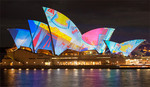 $25 Vivid Sydney Harbour Cruise with Glass of Sparkling Wine and Canapés (72% off)