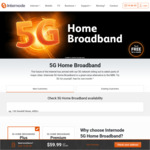 5G Home Broadband $59.99 Per Month + 1 Month Free @ Internode