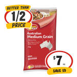 [VIC] SunRice Medium Grain Rice 5 kg $7, Hot Roast Chicken $7.99 @ IGA