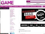 Game's 40% off Clearance Sale (Instore and Online)