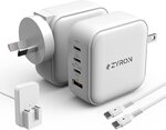 Zyron Powerpod 100W GaN 2 Charger 4-Port PD 3.0 QC4 $69.99 Delivered (Was $99.99) @ Zyron Tech via Amazon AU