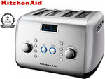 [OnePass] KitchenAid Artisan 4 Slice Automatic Toaster - Silver $99 Delivered @ Catch