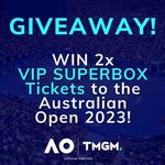 Win 2 VIP Superbox Tickets to The Australian Open 2023 from TMGM Group