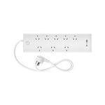 Arlec 8-Outlet USB Powerboard - 2 Pack - $15 + Delivery ($0 C&C/ in-Store/ OnePass with $80 Order) @ Bunnings